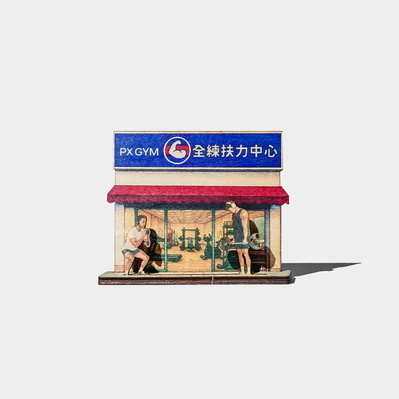 3d building postcards