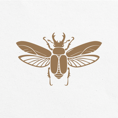 Insect pattern: spreading wings beetle - Noviceworkshop - 001