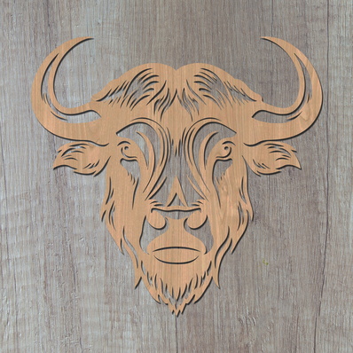 Buffalo Laser SVG  - HappyDesignStudio - 002