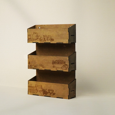 Spice Jar Storage Rack