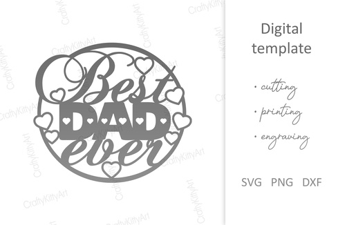 父親節蛋糕裝飾 父親節蛋糕裝飾 - CraftyKittyArt - 001