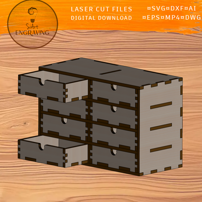 2x4 / 2x8 雷射切割文件整理器