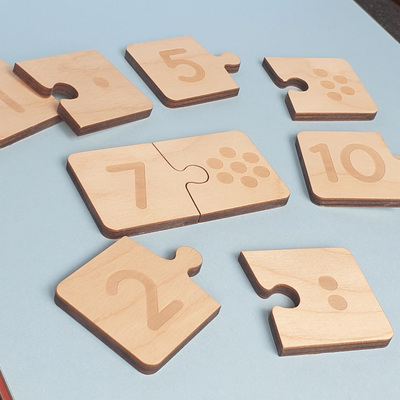 Math puzzle laser cut file - JOOP digital designs - 003