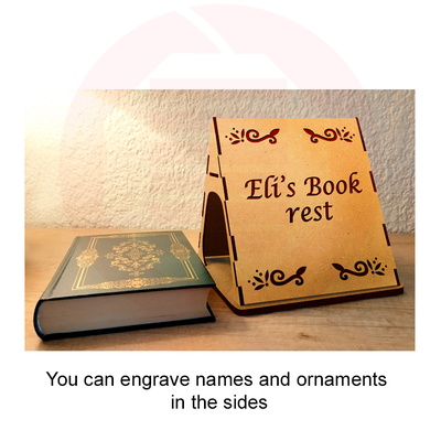 雷射切割 svg 向量模板 書架支架 diy 工藝品 - Daniel San - 003