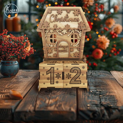 聖誕節降臨日曆 - LaserCutano - 003