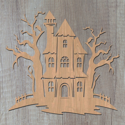 鬼屋雷射 svg - HappyDesignStudio - 002