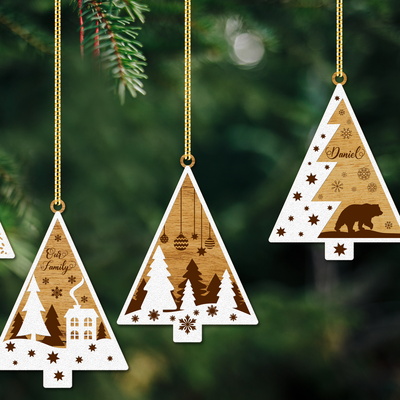 聖誕樹玩具 - LaserCutano - 003