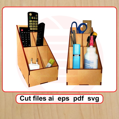 Laser cut SVG Home organizer Vector template mdf wood crafts - Daniel San - 001
