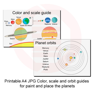 Laser cut SVG Solar system planets Home decor diy crafts - Daniel San - 004
