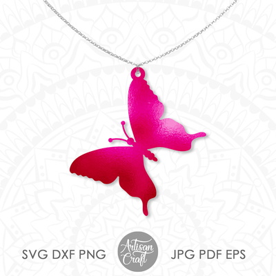 Butterfly Earrings SVG, jewelry Templates - Artisan Craft - 004