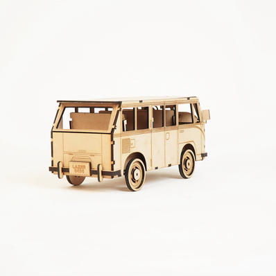 Wooden Model Car Bundle (set of 2) - FLUX Inc - 001