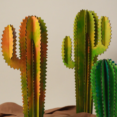 3d cactus decoration - FLUX Inc - 003