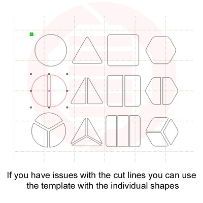 雷射切割 svg 模板幾何圖形 mdf diy - Daniel San - 005