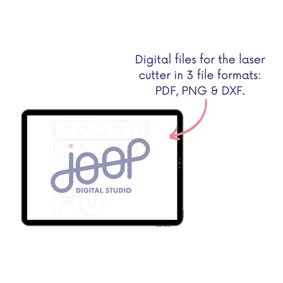 Test tube propagation station Laser Cut - JOOP digital designs - 004