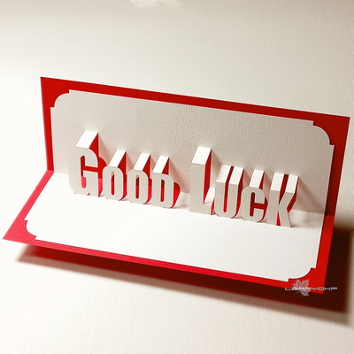 Pop-Up Card-Good Luck