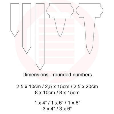 Laser cut SVG Plant pick labels Gardening diy crafts - Daniel San - 003