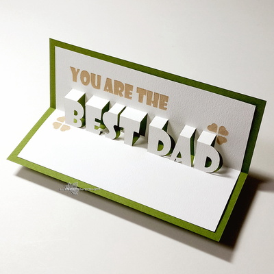 Pop-Up Card-YouAreTheBestDad (Clover)