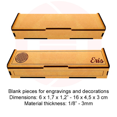 Laser cut Fountain pen case template DIY crafts gift ideas - Daniel San - 002
