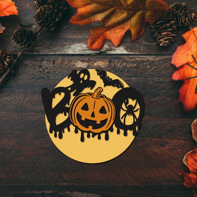 Halloween Door Hangers Templates - LaserCutano - 003