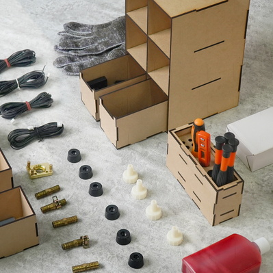 Tools Storage Box Bundle (set of 4) - FLUX Inc - 003