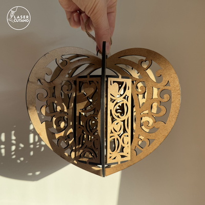 心形情人節燈籠 - LaserCutano - 004