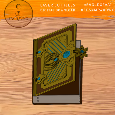 法術書雷射切割文件 - SiArt - 002