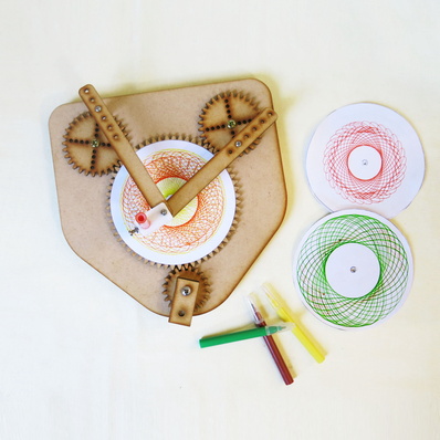 Gear and connecting rod plotter