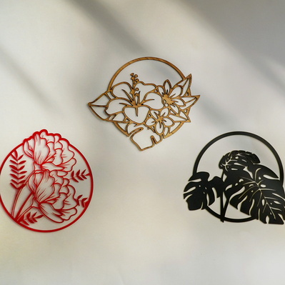 Botanical Wall Decor Bundle (set of 3) - FLUX Inc - 001