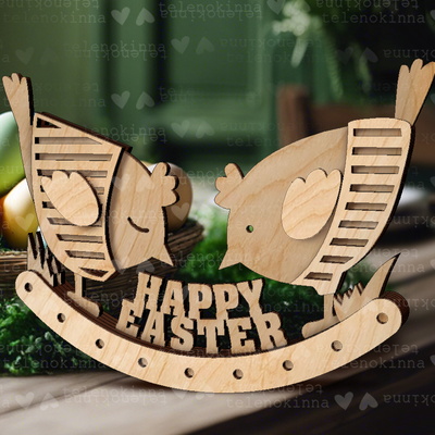 搖擺雞 |復活節裝飾 - TELENOK - 002