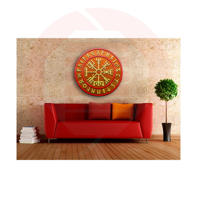 雷射切割 svg 向量模板 vegvisir 維京指南針 - Daniel San - 006