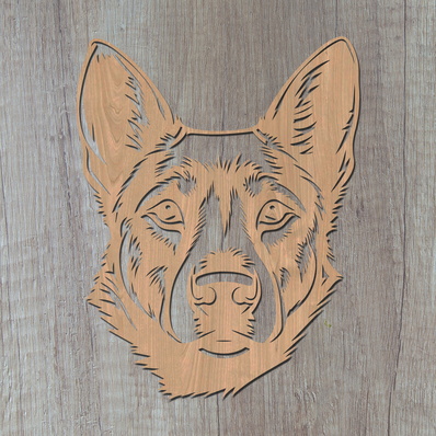 水鬼狗雷射 svg 切割文件 - HappyDesignStudio - 002