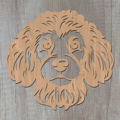 貴賓犬雷射 svg - HappyDesignStudio - 002