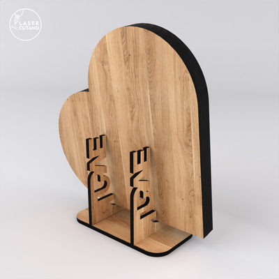 心形情人節裝飾 - LaserCutano - 006