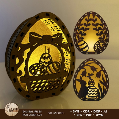 Decorative Easter Egg Lantern Bundle