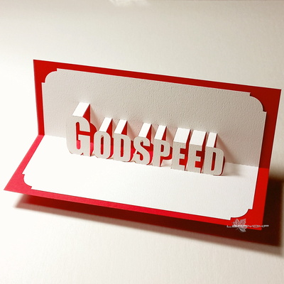 Pop-Up Card-Godspeed