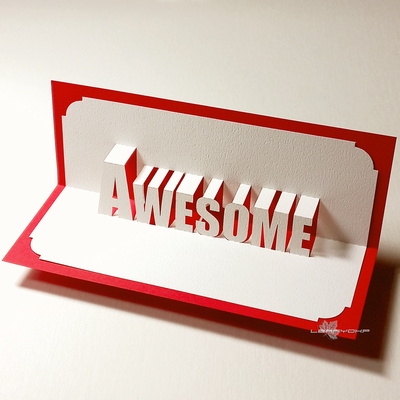 Pop-Up Card-Awesome - LEAFPAPER - 001