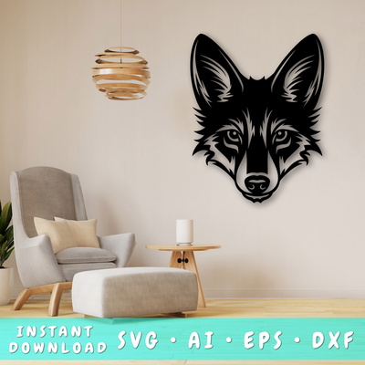 Coyote Laser SVG - HappyDesignStudio - 001