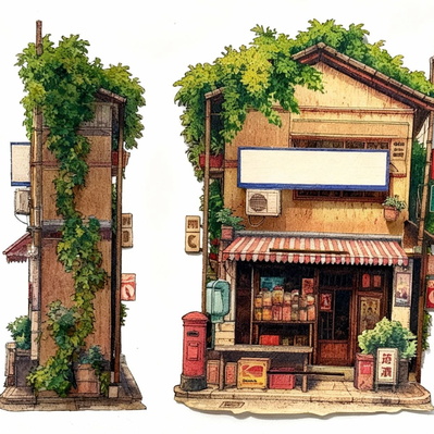 Vintage Building Outlet Cover - FLUX Inc - 002