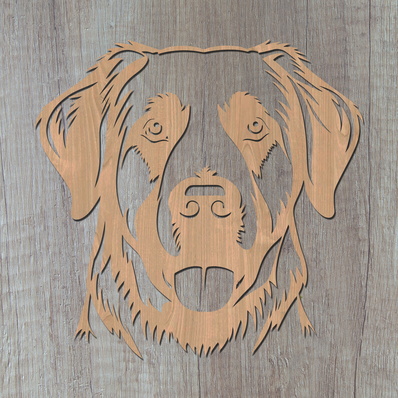 安納托利亞牧羊犬雷射 svg、安納托利亞牧羊犬 dxf - HappyDesignStudio - 002