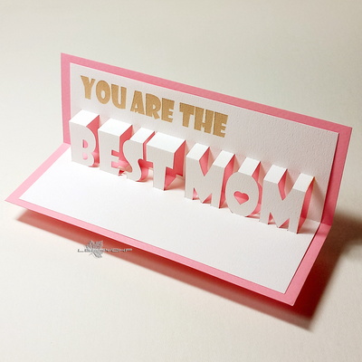 Pop-Up Card-YouAreTheBestMom - LEAFPAPER - 001