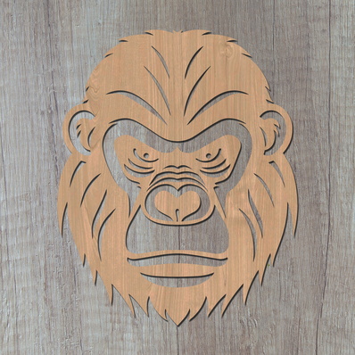 大猩猩雷射 svg - HappyDesignStudio - 002