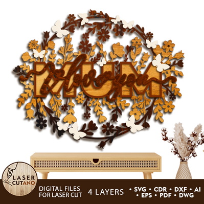 I Love You MUM Wreath