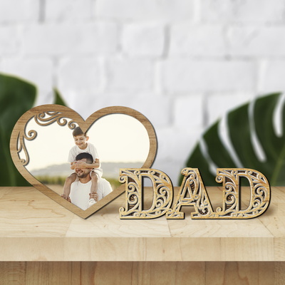 Mum and Dad Photo Frames - LaserCutano - 002
