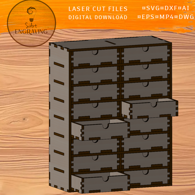 2x4 / 2x8 雷射切割文件整理器 - SiArt - 002