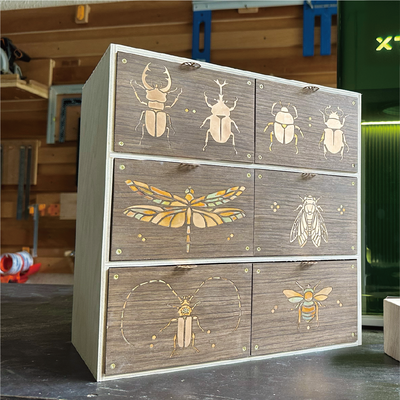 Insect pattern: long-breasted beetle - Noviceworkshop - 003