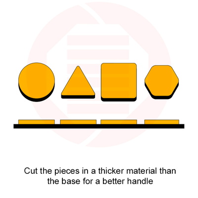 雷射切割 svg 模板幾何圖形 mdf diy - Daniel San - 003