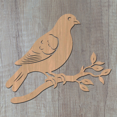 鴿子雷射svg - HappyDesignStudio - 002