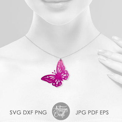 Butterfly earrings SVG - Artisan Craft - 005