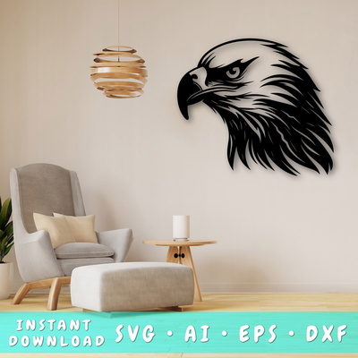 Eagle Laser SVG - HappyDesignStudio - 001
