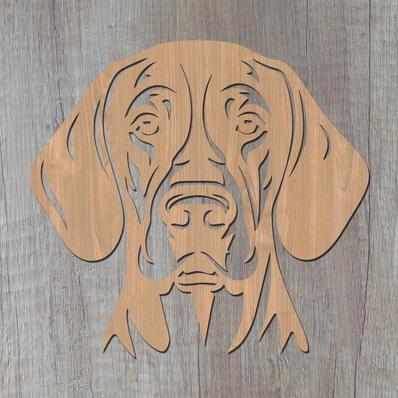 Redbone coonhound 雷射 svg - HappyDesignStudio - 002
